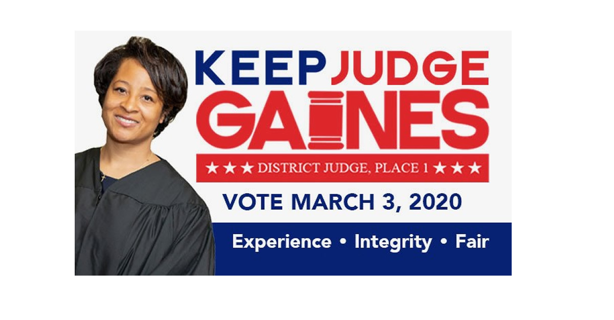 Judge Monet Gaines for Circuit Court, Place 6